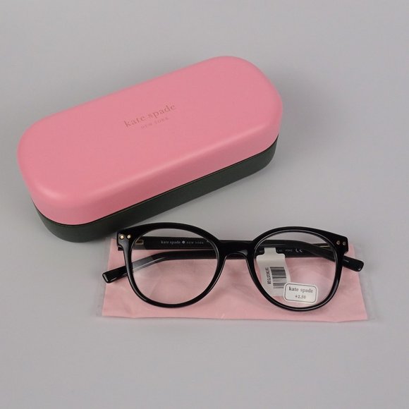 kate spade Accessories Kate Spade Kaylin Round Readers Eyeglasses W Case Poshmark